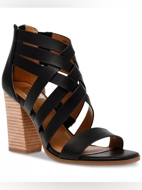 Dolce Vita Shoes - Dolce Vita Cluster Black Gladiator Strappy Block Heel Sandal Sz 9.5 BNWB